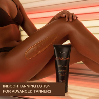 Magma Hot Tingle Sunbed Cream - Triple Bronzer - Ultra-Dark & Fiery Tan