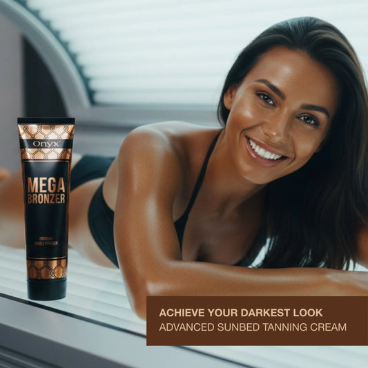 Mega Bronzer Sunbed Bronzing Cream – Double Formula for Dark Tan
