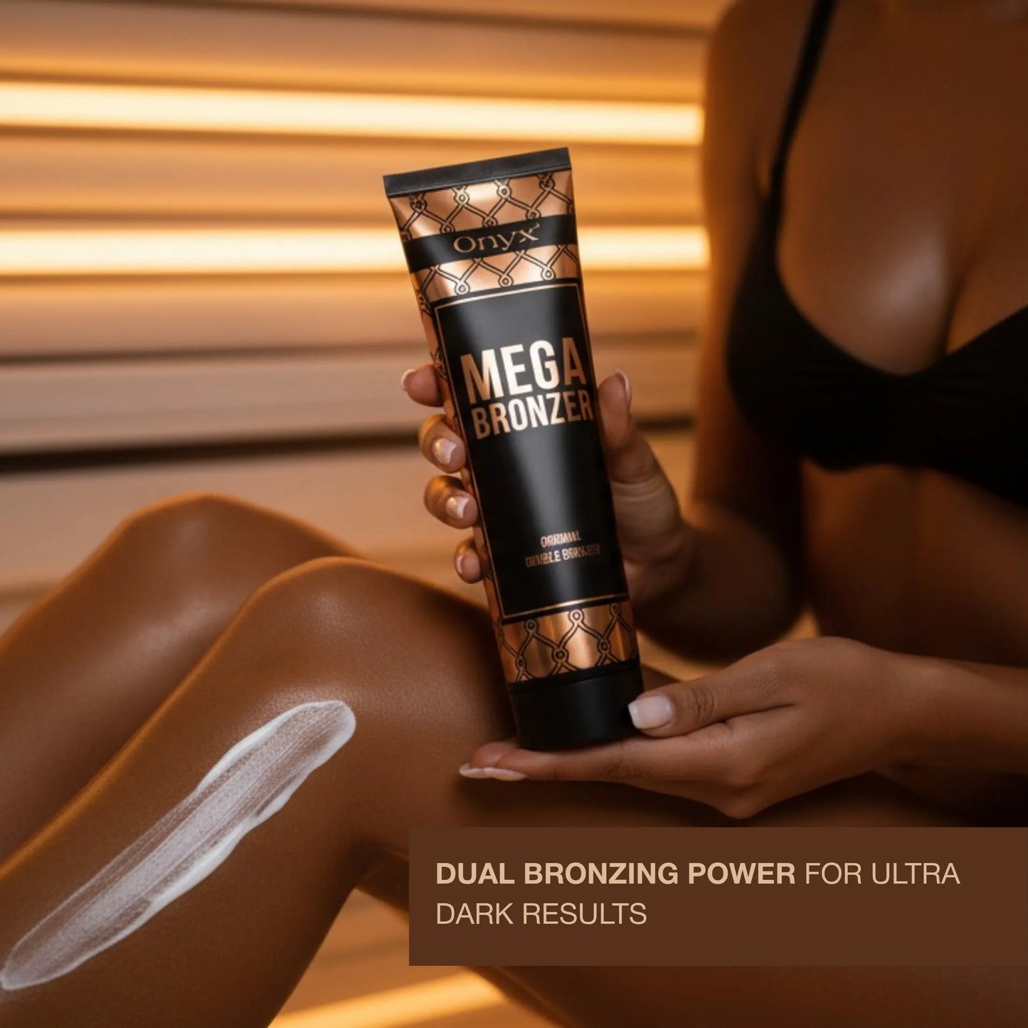 Mega Bronzer Sunbed Bronzing Cream – Double Formula for Dark Tan