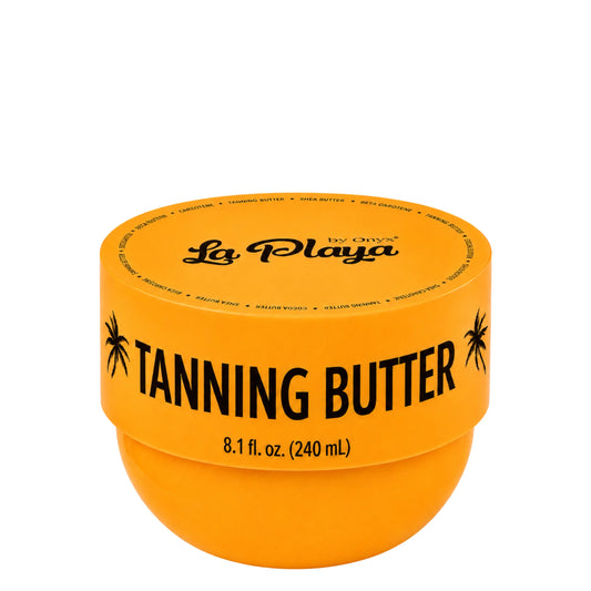 Onyx La Playa Tanning Butter 240 ml, product packshot in orange jar