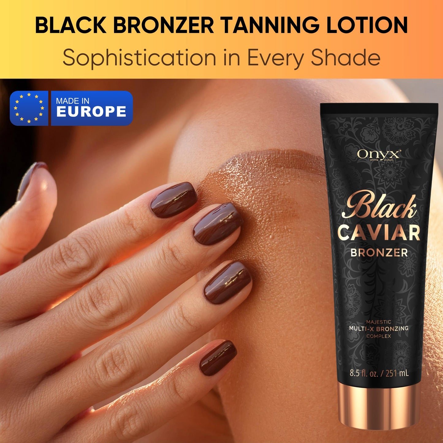 Black Caviar Tanning Lotion | Ultra Dark Bronzer | Sculpting & Hydrating