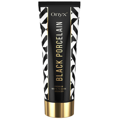 Black Porcelain Tanning Lotion | White Bronzer | Flawless Dark Tan