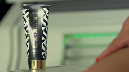 Black Porcelain Tanning Lotion | White Bronzer | Flawless Dark Tan