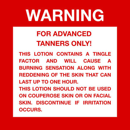 Ice & Fire Tingle Bronzer Sunbed Cream – Hot & Cold Tanning Power