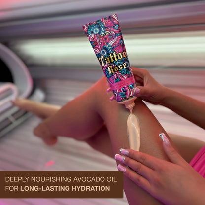 Tattoo Rose Sunbed Bronzing Accelerator for Women with Tattoo Care